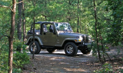 Wharton State Forest Off Road Park in New Jersey