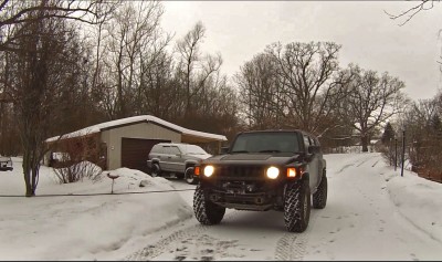 H3 Hummer Hidden Winch Mount prototype