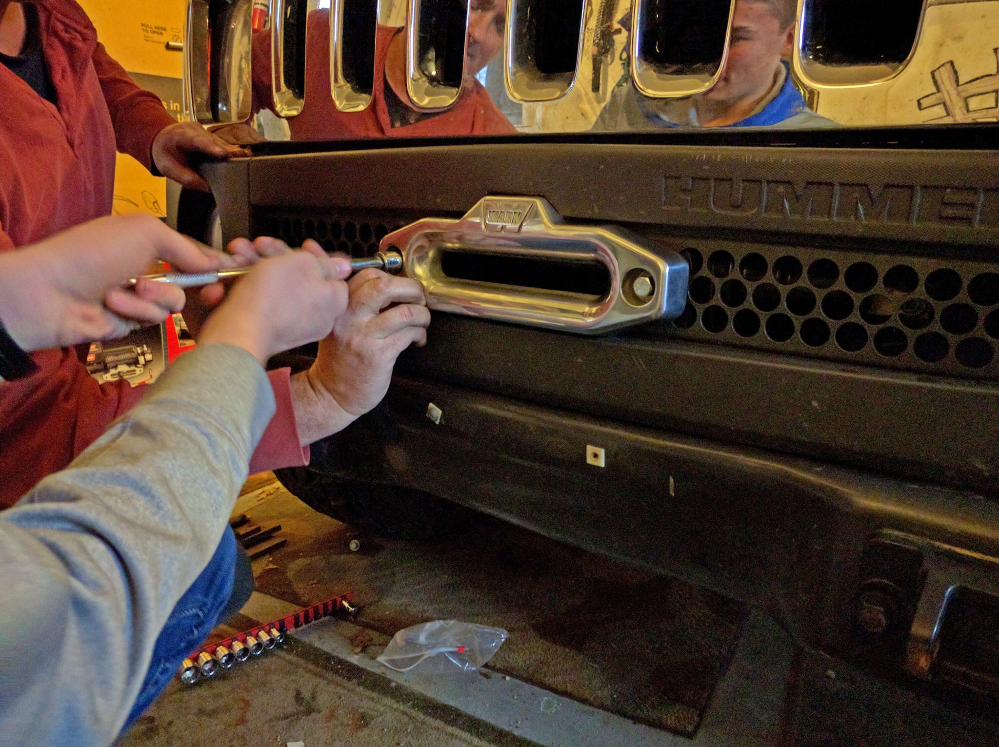 H3 Hummer Hidden Winch Mount Schwarttzy