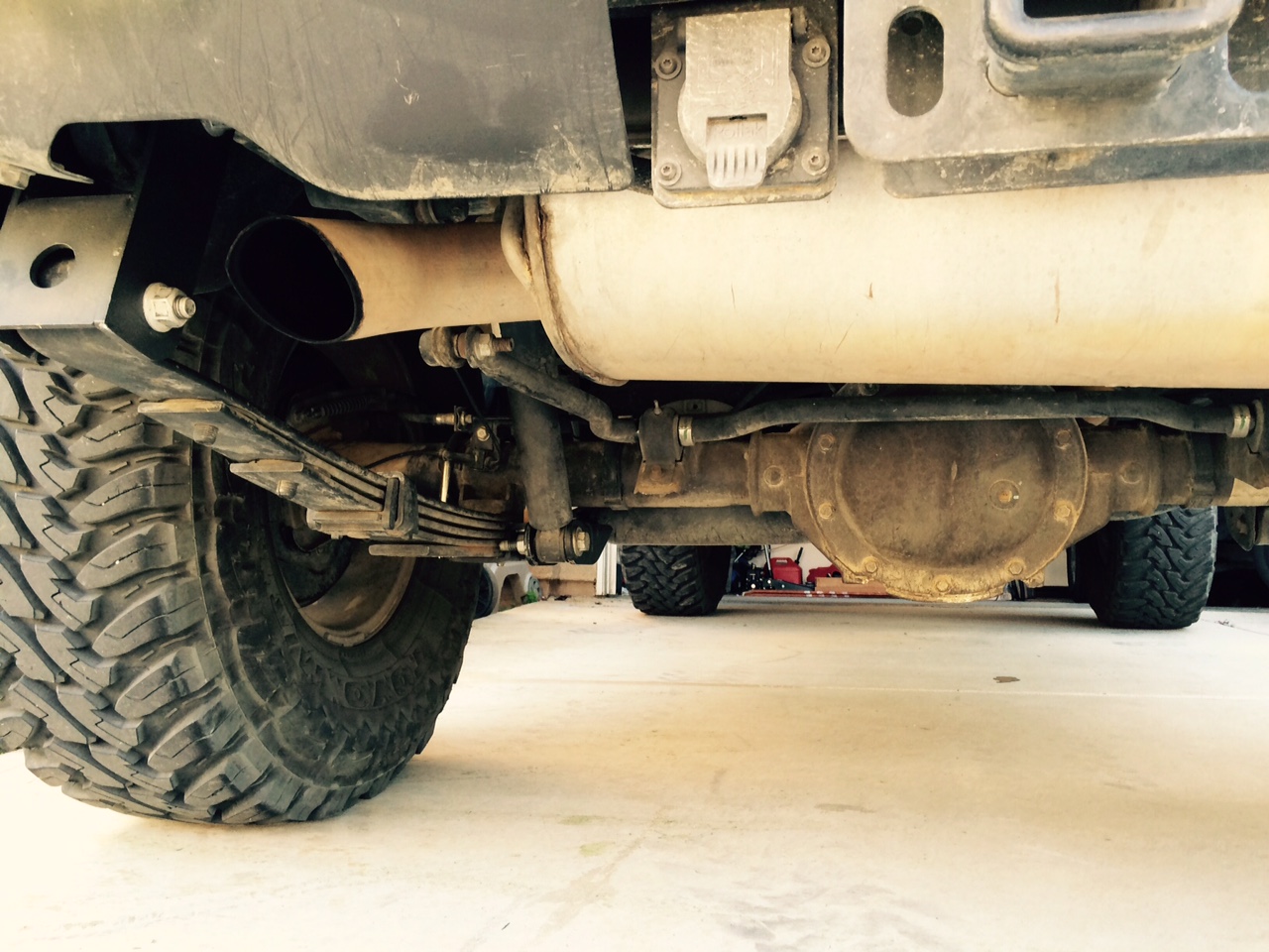 H3 Hummer Leaf Spring Mount Clearance Schwarttzy