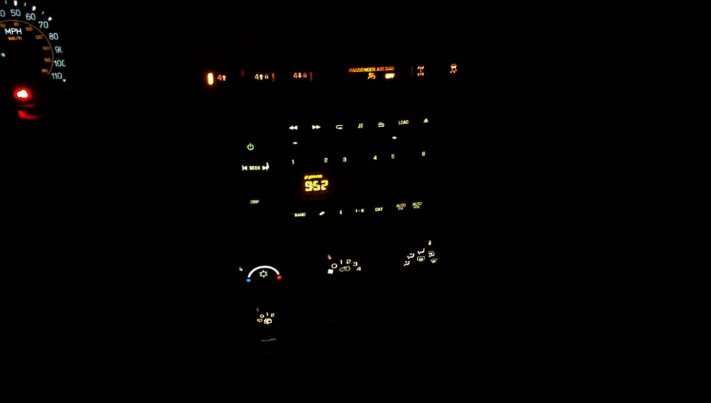 H3 Hummer GM 15840354 CONTROL, AC Instrument Panel Light Bulb Burnt Out Repaired