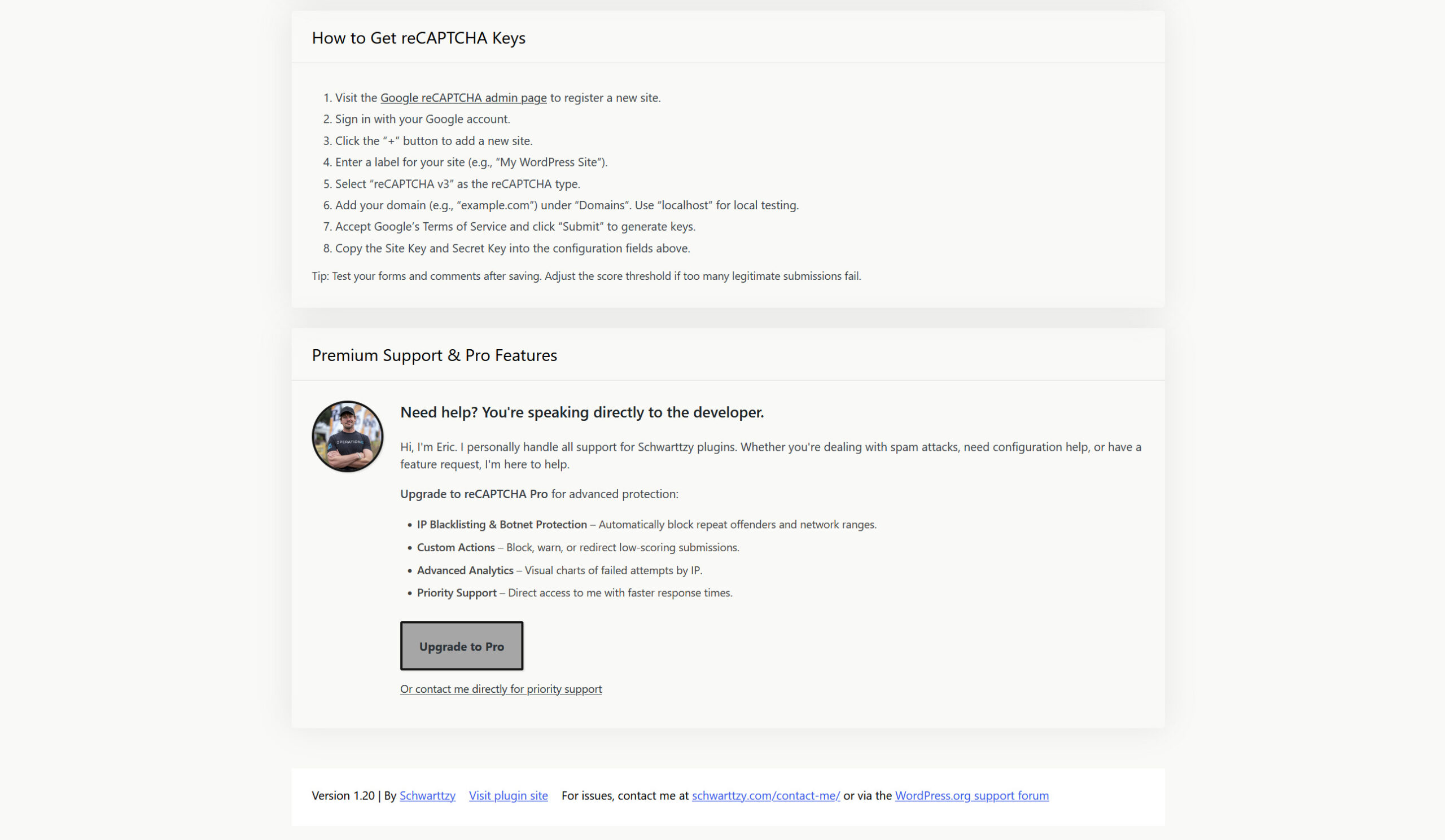 reCAPTCHA V3 for Jetpack - Image 4