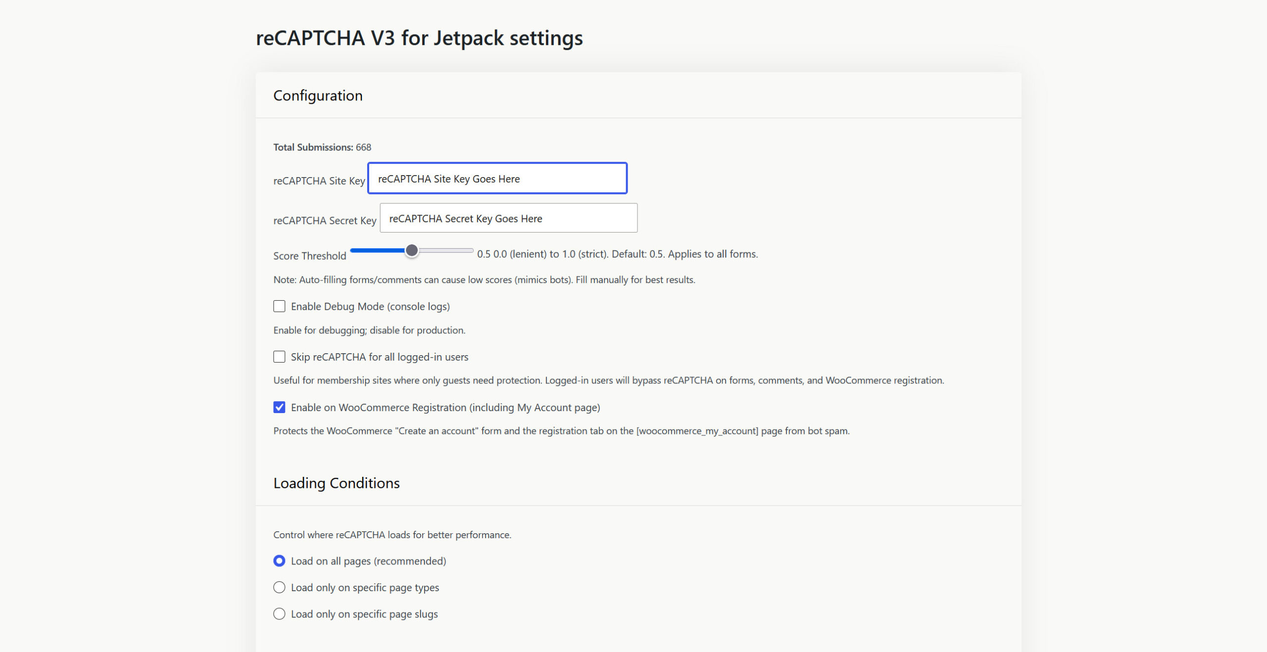 reCAPTCHA V3 for Jetpack - Image 2